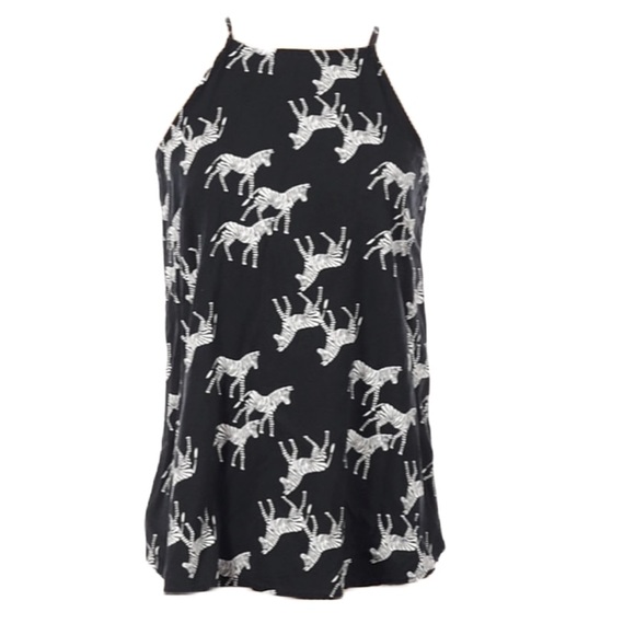 Old Navy Tops - OLD NAVY ZEBRA BLOUSE